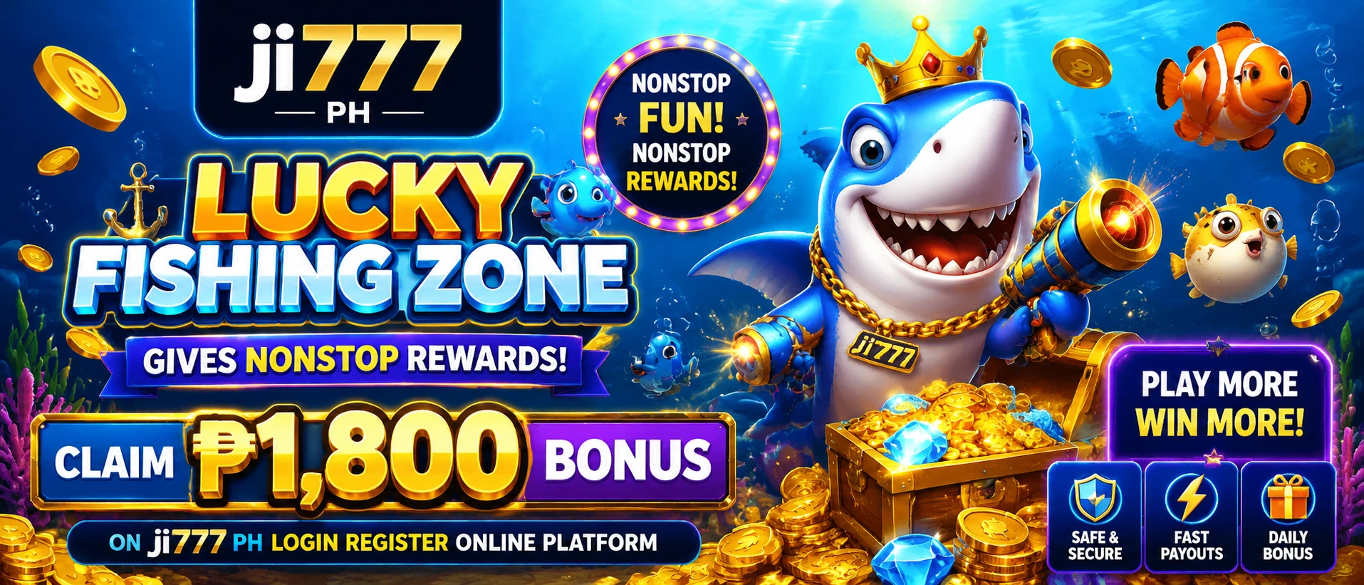 JI777 Fishing Games With Arcade-Style Rewards 1 JI777 Fishing main visual
