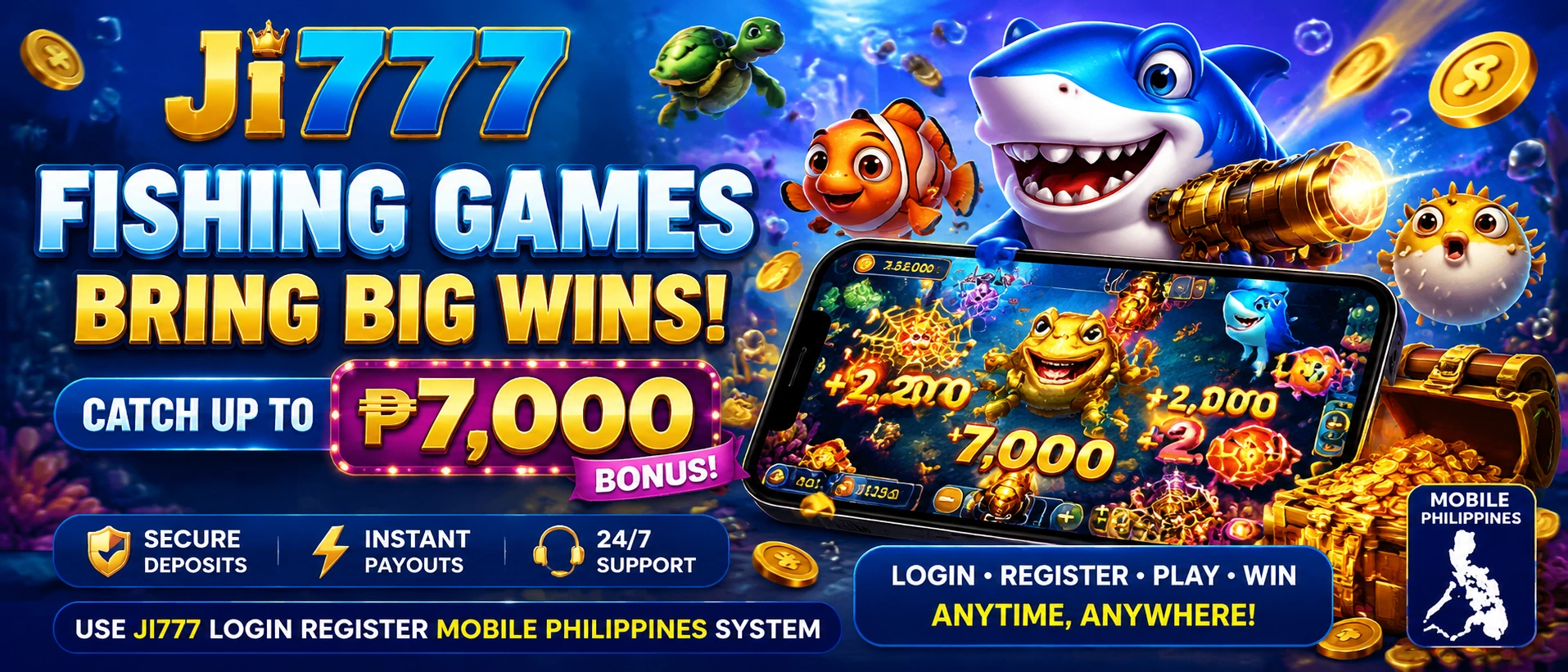 JI777 Fishing Games With Arcade-Style Rewards 5 JI777 Fishing extra visual two